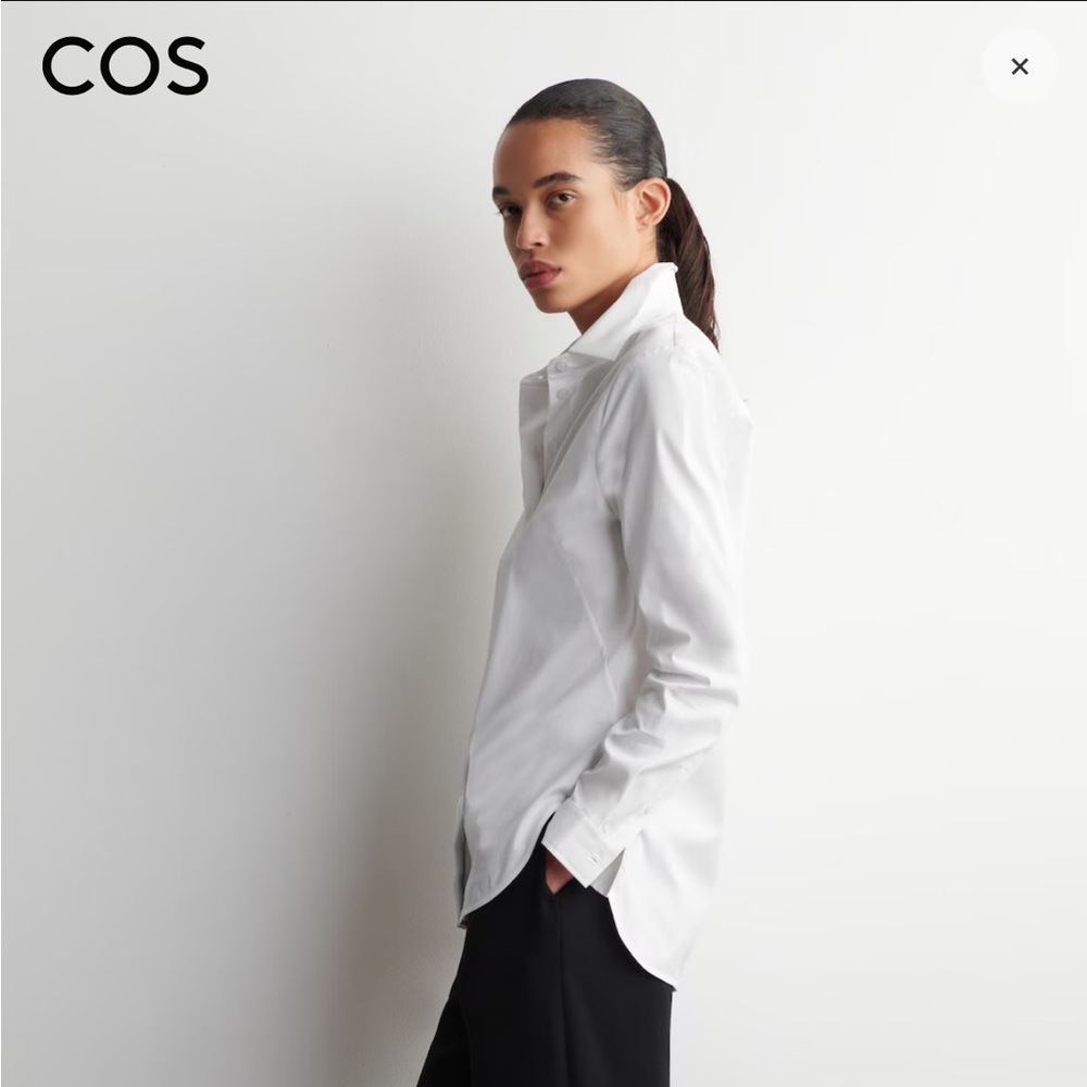 NWT COS women’s Classic Cotton Shirt - Picture 2 of 9